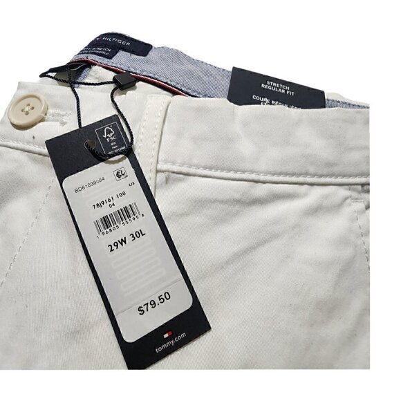 Tommy Hilfiger Men's TH Flex Stretch Regular Fit Chino Pants‎ 29x30 - Picture 6 of 12
